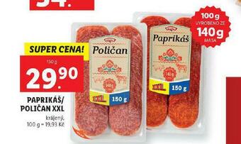 Lidl Poličan xxl nabídka
