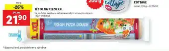 Lidl Těsto na pizzu xxl nabídka
