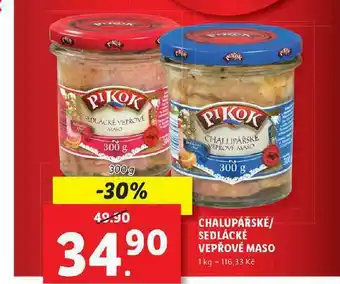 Chalupářské vepřové maso