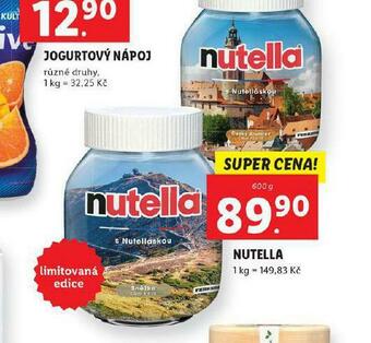 Lidl Nutella nabídka