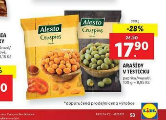 Lidl Arašídy v těstíčku nabídka