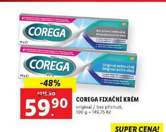 Lidl Corega fixační krém nabídka
