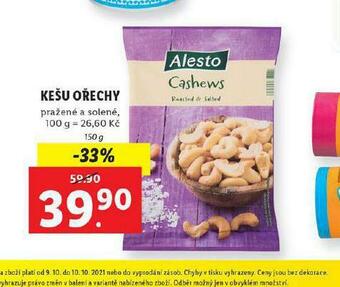 Lidl Kešu ořechy nabídka