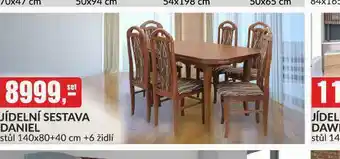 Jídelní sestava daniel