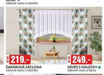 Baumax Žakárová záclona nabídka