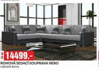 Rohová sedací souprava nero