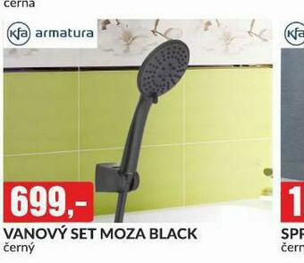 Baumax Vanový set moza black nabídka