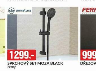 Baumax Sprchový set moza black nabídka