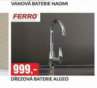 Dřezová baterie algeo