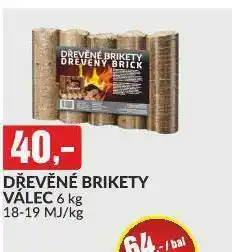 Baumax Dřevěné brikety nabídka