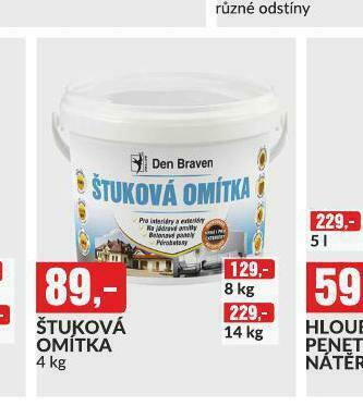 Baumax Štuková omítka nabídka