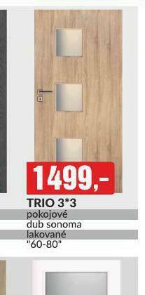 Dveře trio 3*3