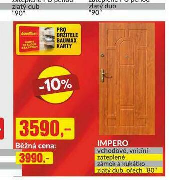 Baumax Dveře impero nabídka