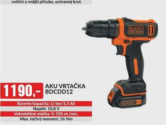 Aku vrtačka black & decker