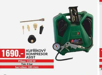 Baumax Kufříkový kompresor asist nabídka