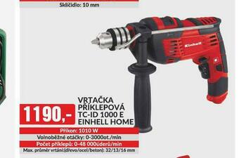 Baumax Vrtačka příklepová einhell nabídka