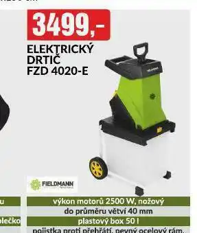 Baumax Elektrický drtič nabídka