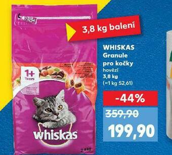 Kaufland Whiskas granule pro kočky nabídka