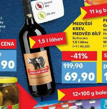 Kaufland Medvědí krev nabídka