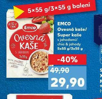Kaufland Emco ovesná kaše / super kaše nabídka