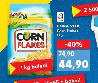 Kaufland Bona vita corn flakes nabídka