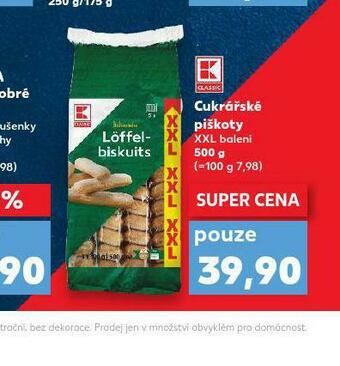Kaufland Cukrářské piškoty nabídka