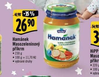 Albert Hamánek masozeleninový příkrm nabídka