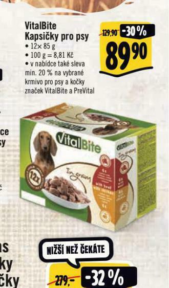 Albert Vitalbite kapsičky pro psy nabídka