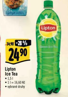 Albert Lipton ice tea nabídka