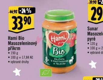 Albert Hami bio pasozeleninový příkrm nabídka
