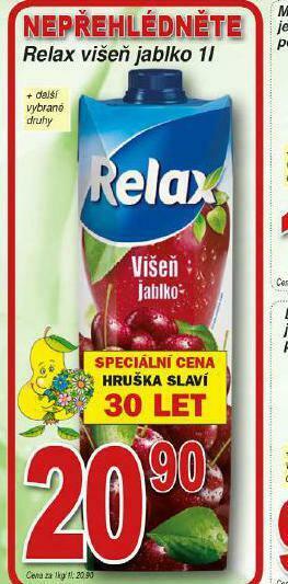 Lidl Relax višeň jablko nabídka