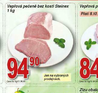 Lidl Vepřová pečeně bez kosti nabídka