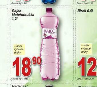 Lidl Rajec mateřídouška nabídka