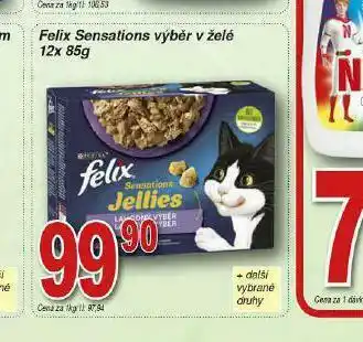Lidl Felix fantastic výběr v želé nabídka