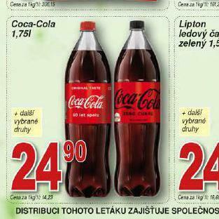 Lidl Coca cola 1,75l nabídka
