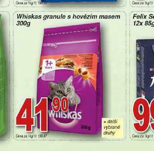 Lidl Whiskas granule pro kočky nabídka
