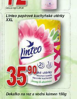 Lidl Linteo kuchyňské utěrky nabídka