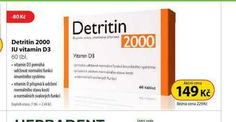Dr. Max Detritin 2000 iu vitamin d3 nabídka