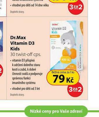 Dr. Max Dr.max vitamin d3 kids nabídka