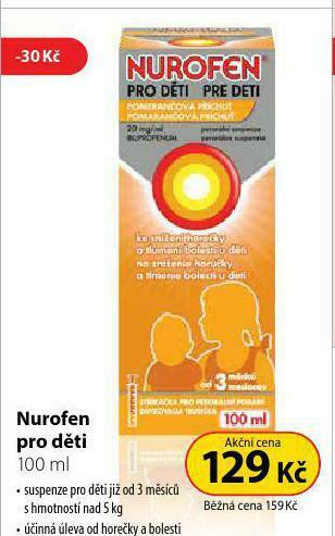 Dr. Max Nurofen pro děti nabídka