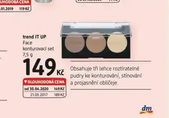 dm drogerie Trend it up konturovací set nabídka