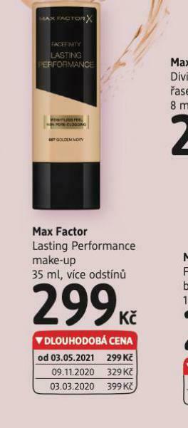 dm drogerie Max factor make-up nabídka
