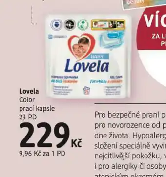 Lovela prací kapsle