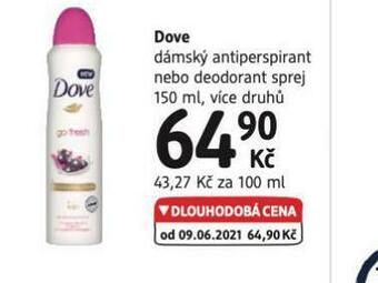 dm drogerie Dove antiperspirant, deodorant nabídka