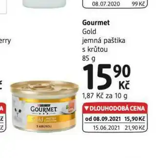 dm drogerie Gourmet gold jemná paštika s ktútou nabídka
