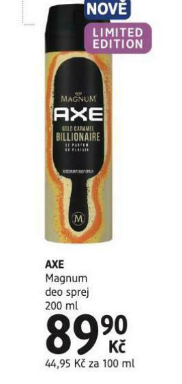 dm drogerie Axe magnum deo sprej nabídka