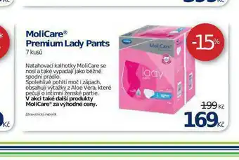 Benu Molicare premium lady pants nabídka