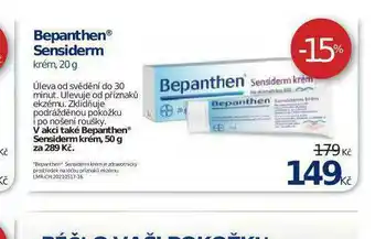 Benu Bepanthen sensiderm nabídka