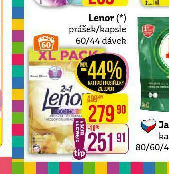 Teta Lenor prášek / kapsle nabídka