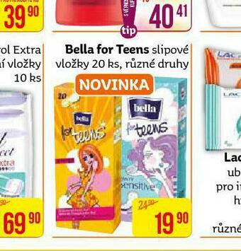 Teta Bella for teens slipové vložky nabídka